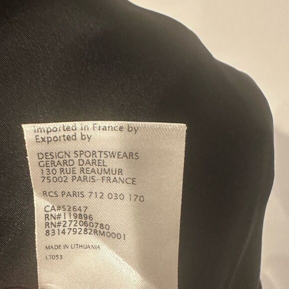 Gerard Darel black sleeveless satin blouse size 38 - Picture 5 of 8